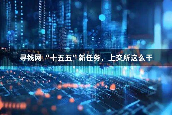 寻钱网 “十五五”新任务,上交所这么干