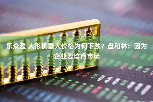 乐众盈 人形机器人价格为何下跌?盘和林:因为企业要培育市场